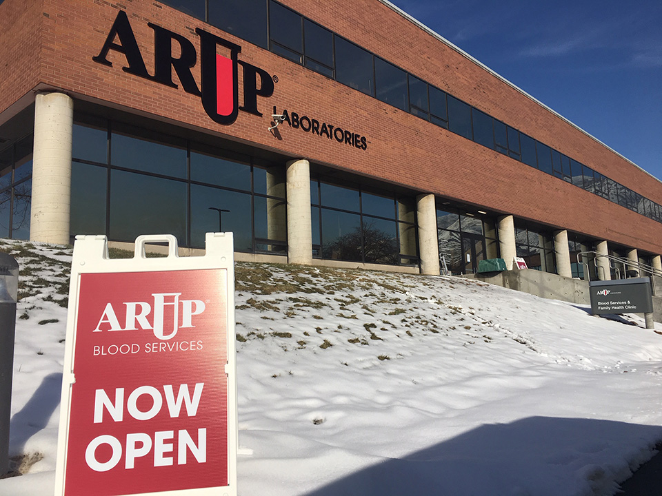 ARUP Blood Services Donor Center New Location