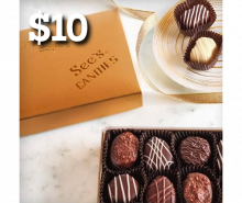 $10 Sees Candy gift card