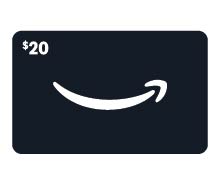 $20 Amazon gift card